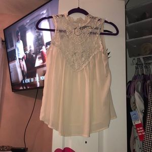 Ivory Sheer Top